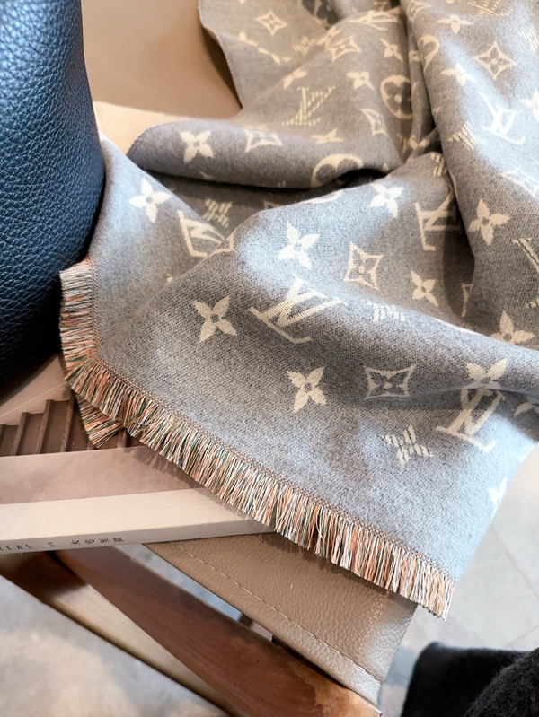 ブランドマフラー素材ディテール